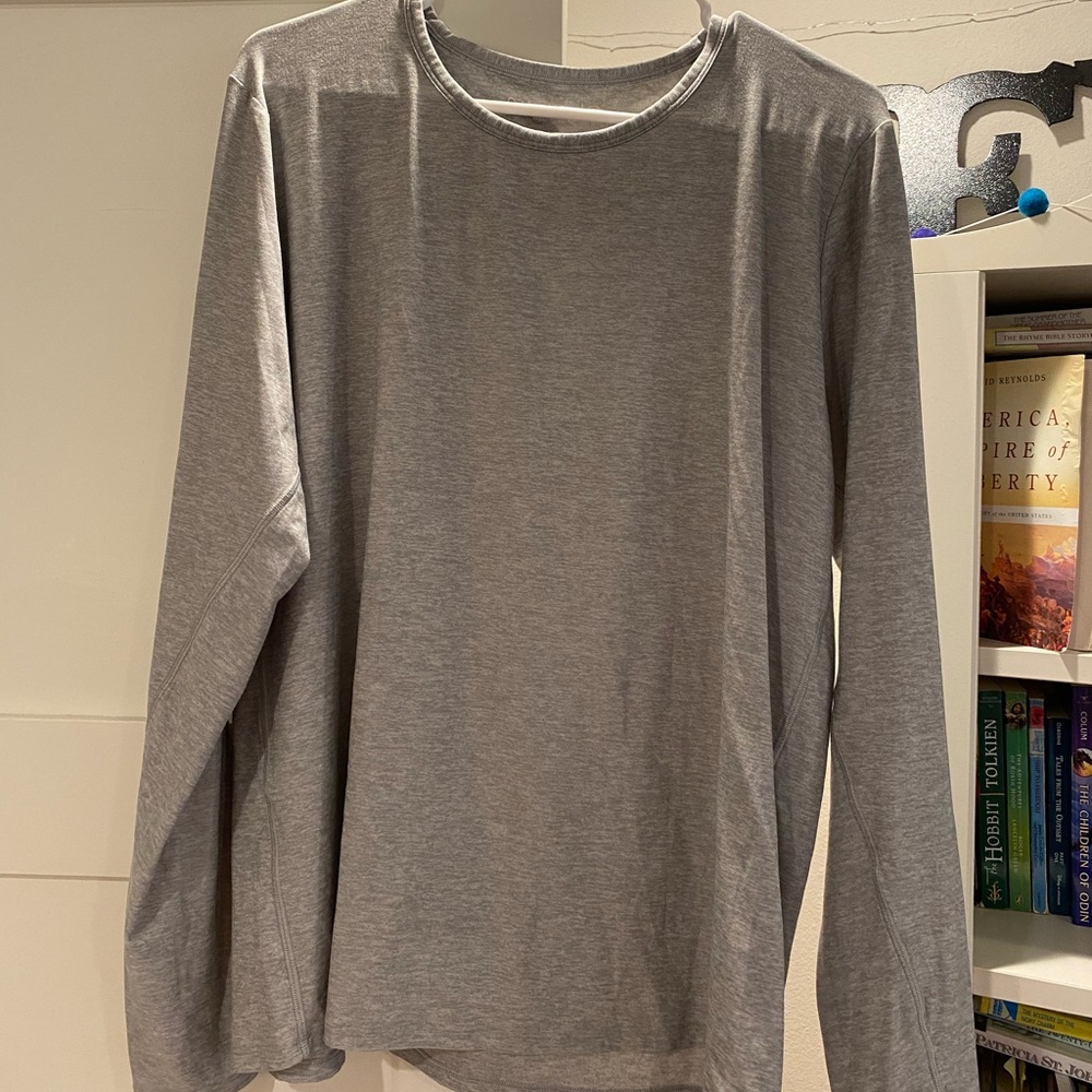 Outdoor Voices Long Sleeve Grey Shirt